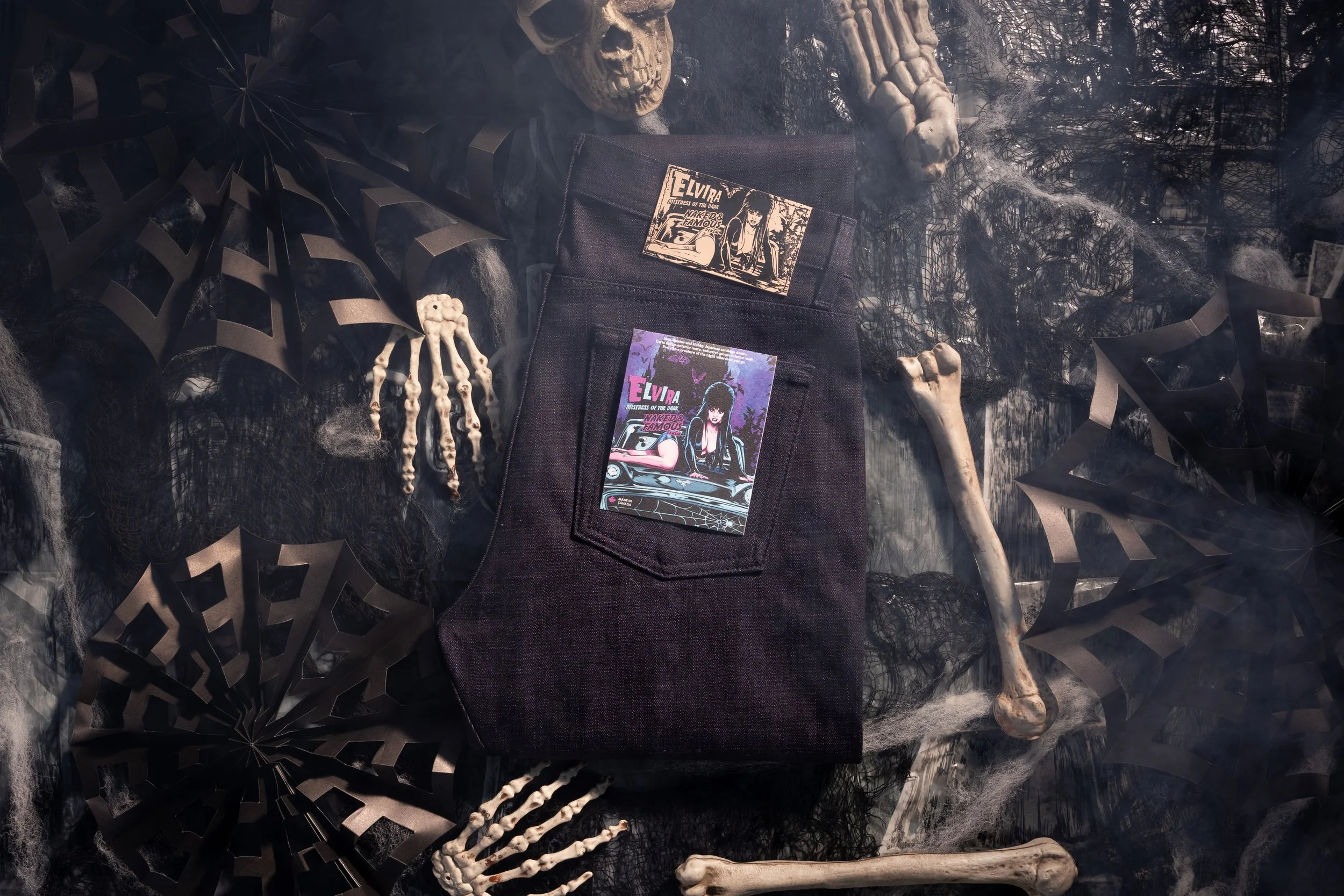 The Elvira - Mistress of The Dark Selvedge: A Spooky Delight for